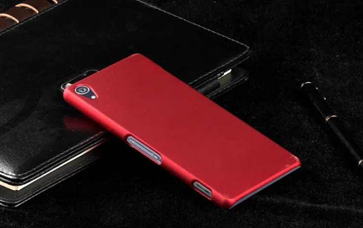 Роскошный резиновый матовый жесткий чехол для Sony Xperia Z1 Z2 Z3 Z5 Compact Premium XA1 Ultra Plus X XA XZ