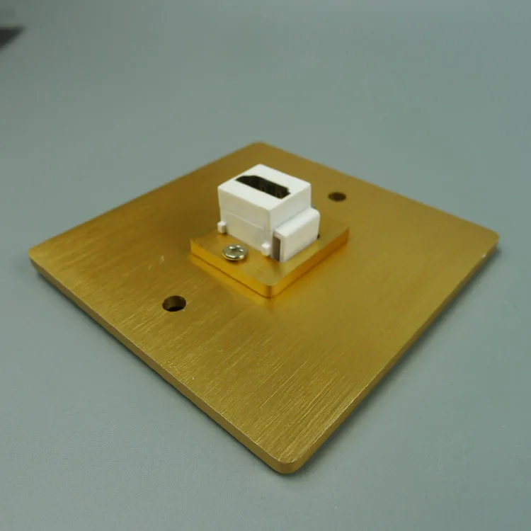 Алюминиевая настенная панель HDMI золотого цвета | Электроника