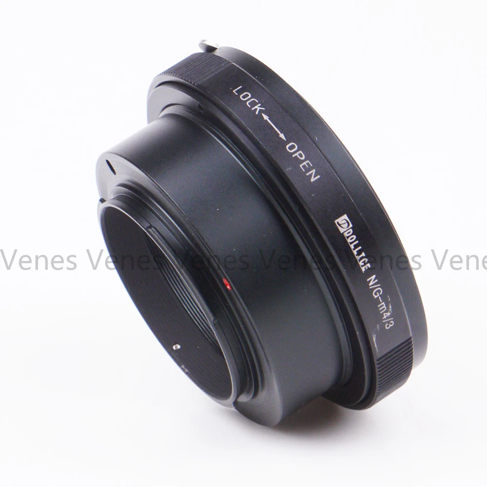Venes AI G-M4/3 Встроенный адаптер для объектива управления диафрагмой подходит Nikon F