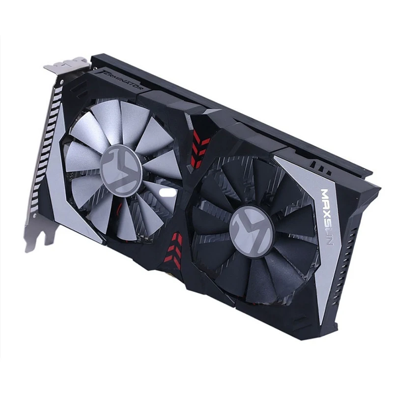 MAXSUN RX560D Terminator 4G Graphics card 6000MHz GDDR5 1176MHZ 128bit HDMI+DP+DVI Workstation/Desktop Video for ETH | Компьютеры и