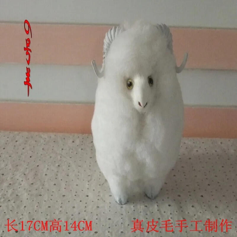 

6 simulation fur animal simulation sheep sheep Leather handmade crafts home furnishing articles