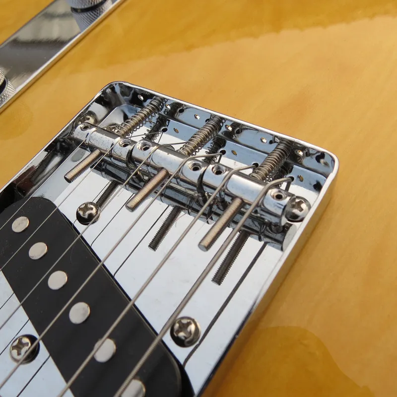 Заводская поставка новинка 2021 картонная доска telecaster из желтой древесины 6 струн