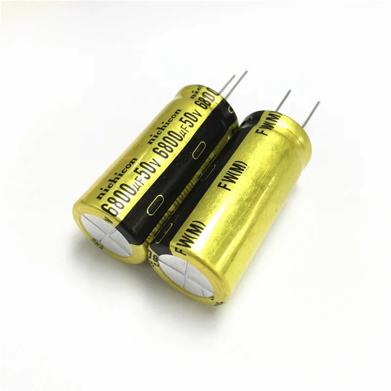 2шт/10 шт 6800 мкФ 50В NICHICON FW серия 22х50 мм 50V6800uF аудио алюминиевый электролитический
