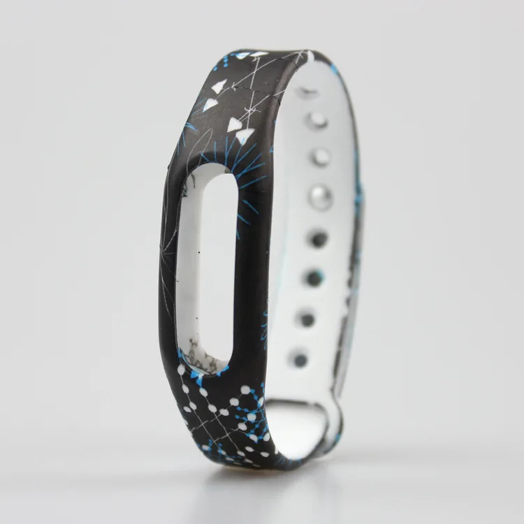 9 1 шт. Цветной силиконовый браслет на запястье для Xiao mi Band mi band 1& 1S Smart band - Цвет: 9