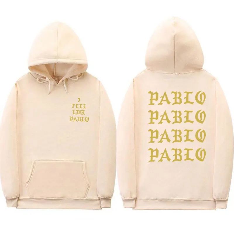 Khaki XMS108 Толстовки для женщин I Feel Like Pablo hoody Дамский пуловер Kanye West толстовка с капюшоном уличная Женская толстовка Пабло розовая толстовка - Цвет: Khaki XMS108