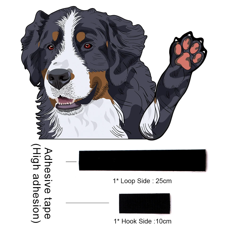 1 шт. Светоотражающая наклейка на автомобиль пятнистая собака|car sticker|reflective stickercar