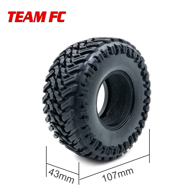 4 шт. 107 мм 108 1 9 резиновые шины/колесные шины для 1:10 RC Rock Crawler Axial SCX10 90047 D90 D110 TF2 TRX