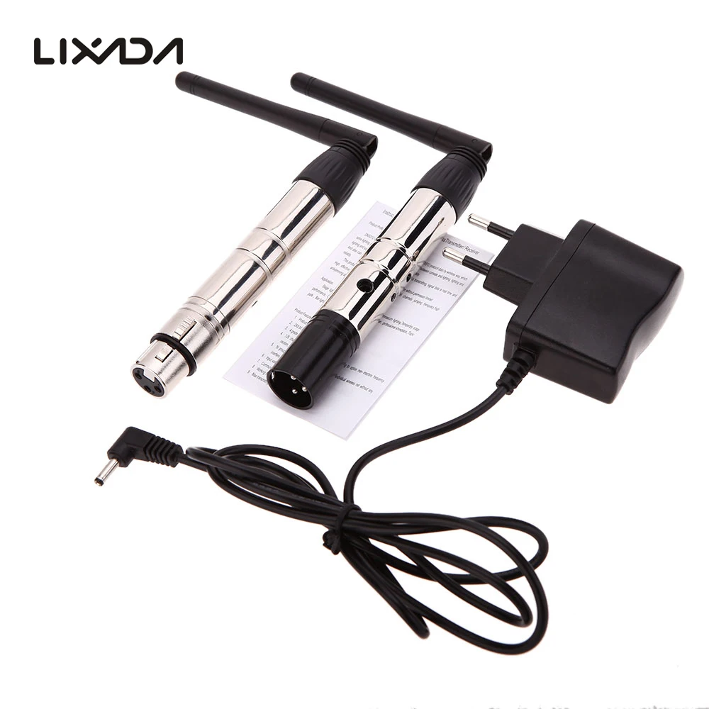 2 4G Ism Dmx 512 беспроводной мужской и женский в 1 приемник Xlr передатчик сценический