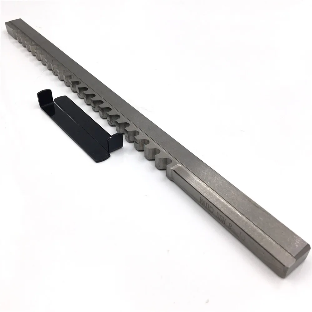 HSS Keyway Broach 8 мм C нажимного типа метрический размер Broaches высокоскоростные стальные шпоночные режущие инструменты для фрезерного станка с ЧПУ