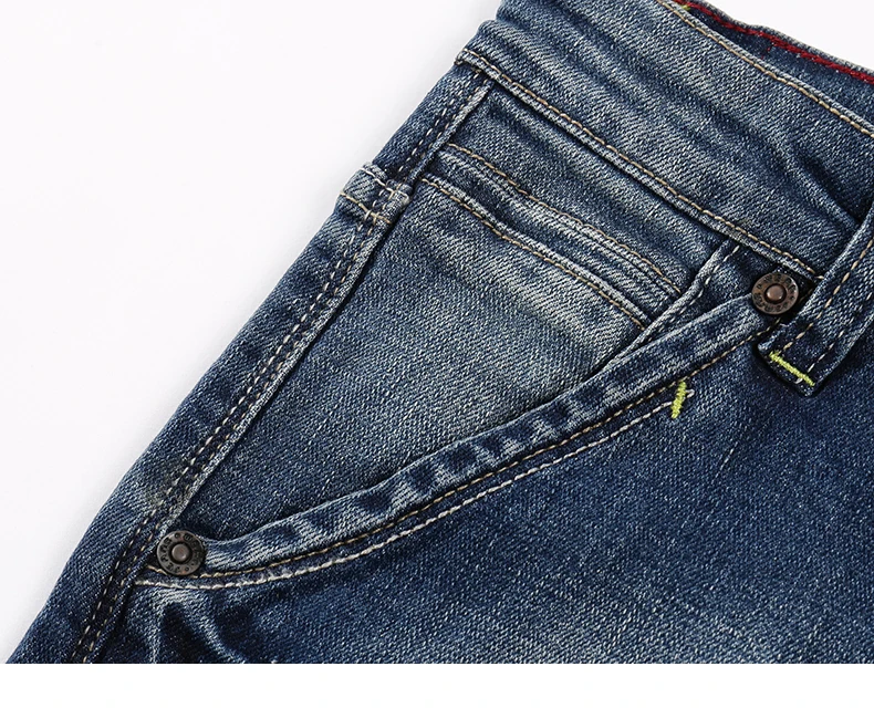 KSTUN мужские джинсы из денима светло-голубой стрейч осень-зима Slim Fit Casaul мужские длинные штаны хорошего качества ковбойский стиль