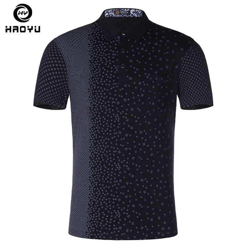 Мужская хлопковая футболка поло с коротким рукавом и принтом|polo shirt brand men|polo menpolo