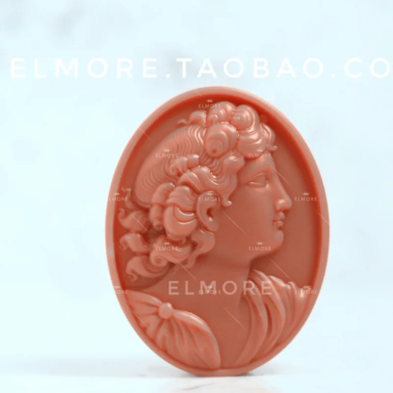 Отличная форма овальная силиконовая для мыла 3D шоколадного торта формы