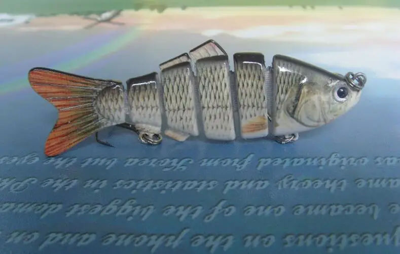 Комплект из 2 предметов новая плавающая приманка для рыбалки приманки 6 секций