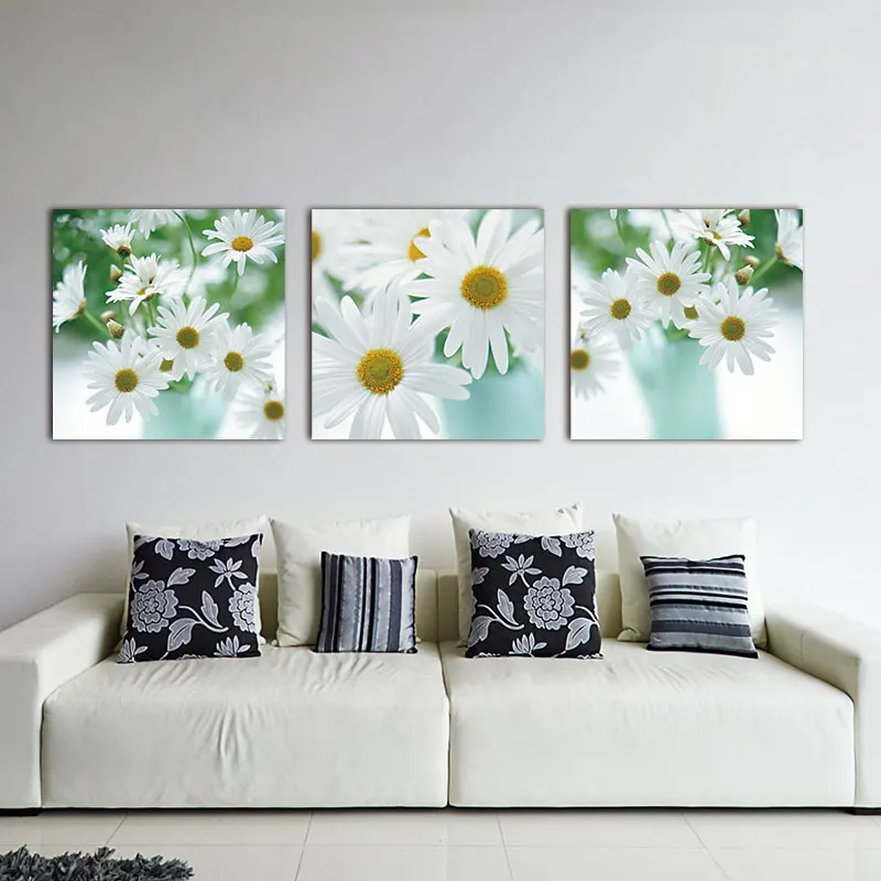 Цветочный натюрморт белого цвета в африканском стиле Дейзи цветок Гербера