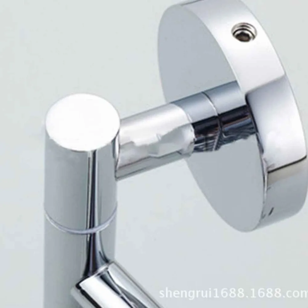 

360 Degree Rotation Bathing Towel Rack Double Washrag Bar Hanger Bath Room Washcloth Rail Shelf