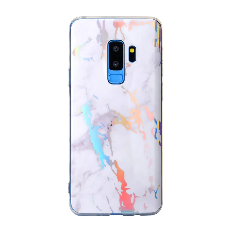 Для Samsung note 9 Galaxy s8 Plus s9 s7 модный мраморный чехол подставка для Sumsung 8 позолоченный