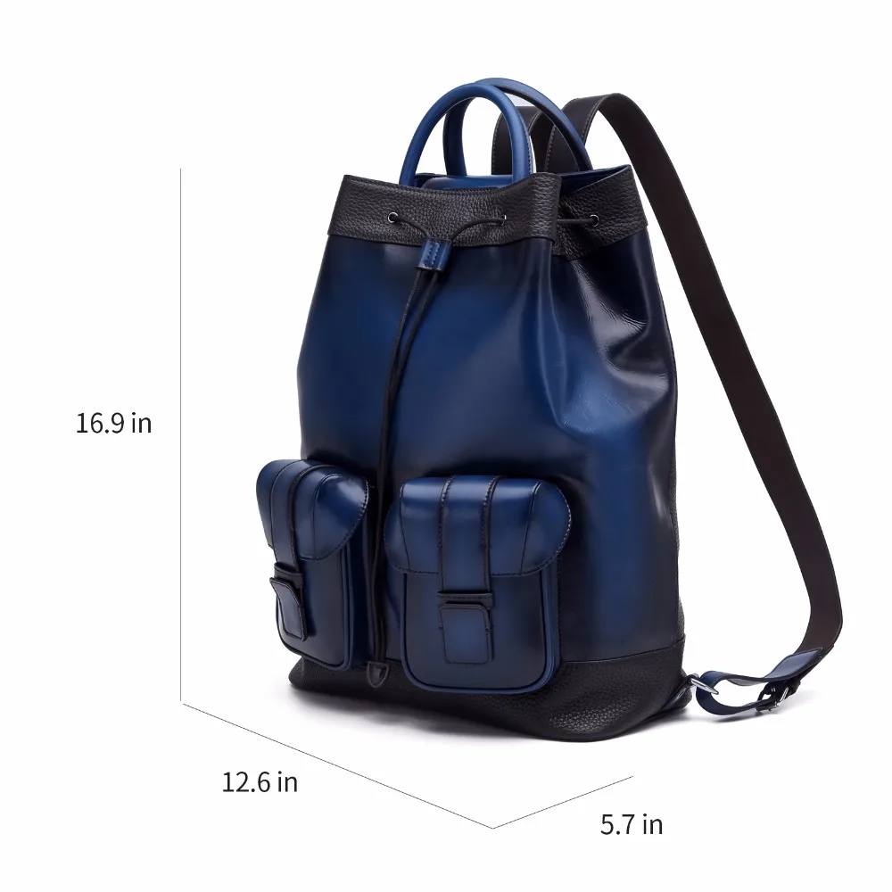 Мужской и женский рюкзак из натуральной кожи в винтажном стиле|genuine leather backpack|fashion