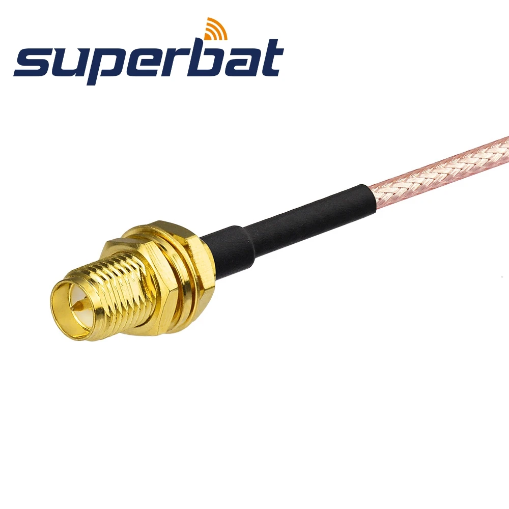 Superbat MMCX штекер под прямым углом для стандартного разъема перегородки ОТРЕЗОК