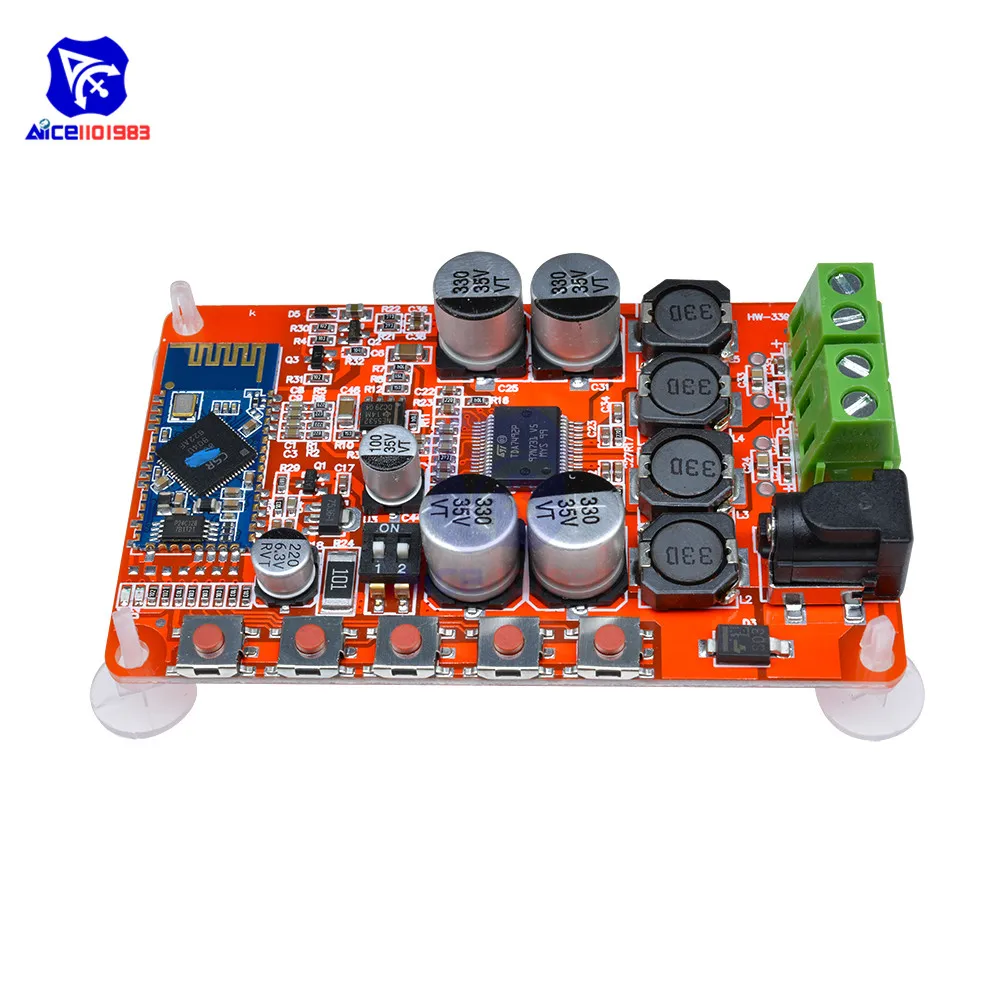 TDA7492P 50 Вт + беспроводной Bluetooth 4 0 аудио приемник плата цифрового усилителя 2 1