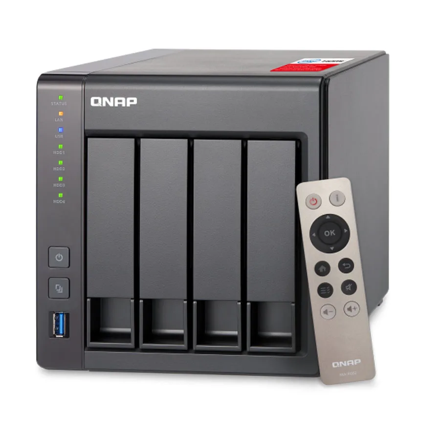 QNAP nas TS-451+ 2g 4-bay бесдисковый nas, nas сервер nfs Сетевое хранилище Облачное хранилище, 2 года гарантии