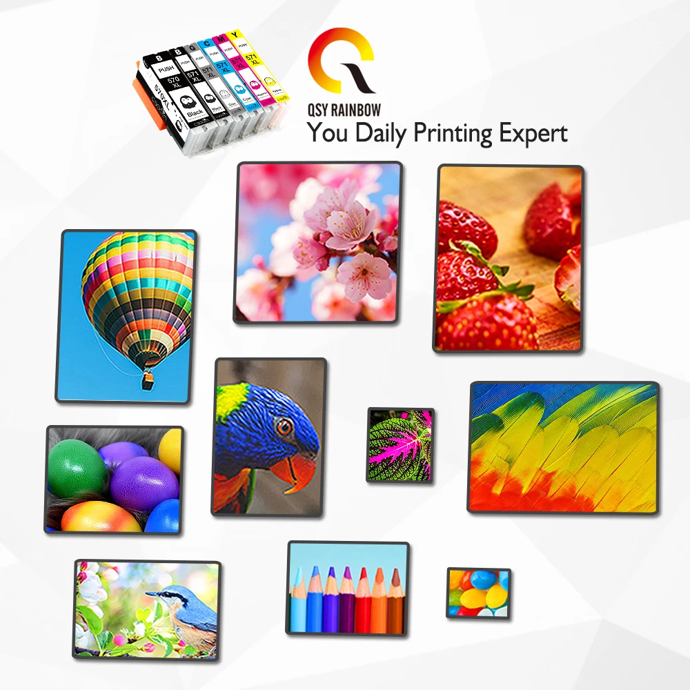 5 совместимый чернильный картридж canon PGI 570 CLI 571 для Pixma MG6850 MG6851 MG6852 MG6853 MG5750 MG5751 MG5752 |