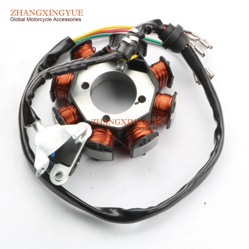 Статор Magneto 8 Coil CG200cc CG250cc двигатель ATV Мопед Кроссовый велосипед карта скутер 4