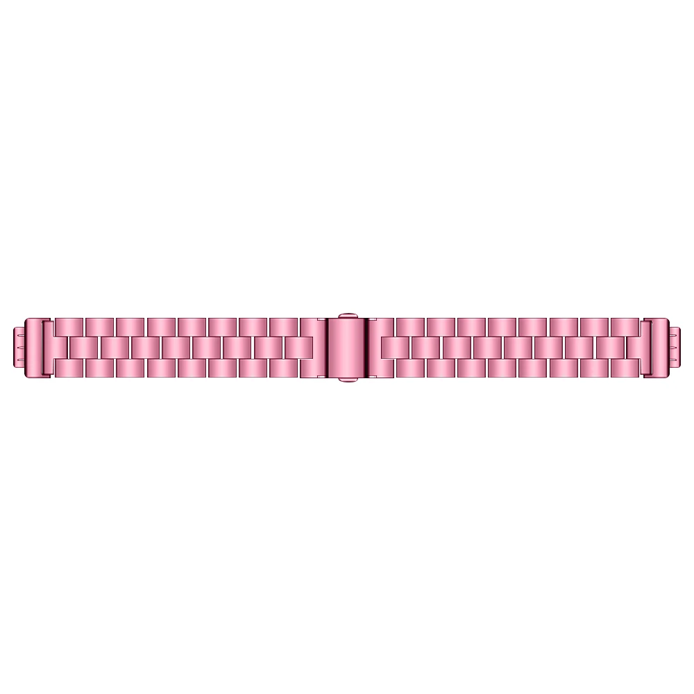 Oulucci Новая мода нержавеющая сталь Fitbit inspire замена часы ремешок для Fitbit inspire HR - Цвет: red