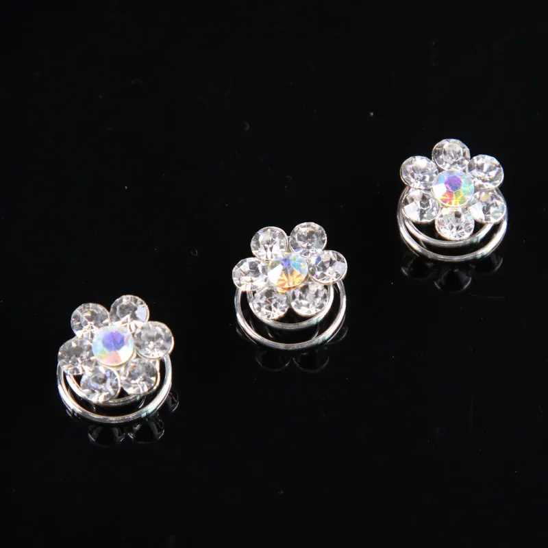 Заколки для волос с кристаллами стразы 12 шт. | Красота и здоровье