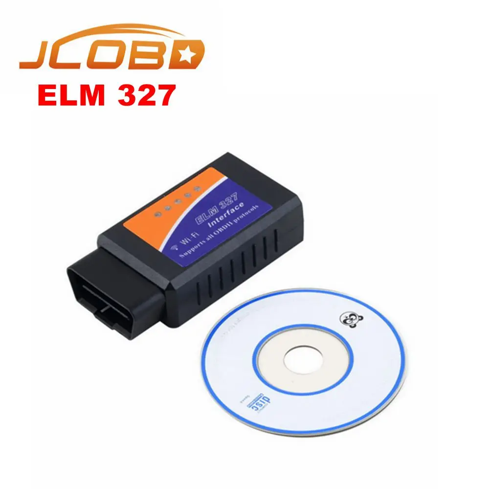 ELM327 WIFI OBD2 / OBDII Auto Diagnostic Scanner Tool ELM 327 WiFi interface scan for smart phone PC hot selling |