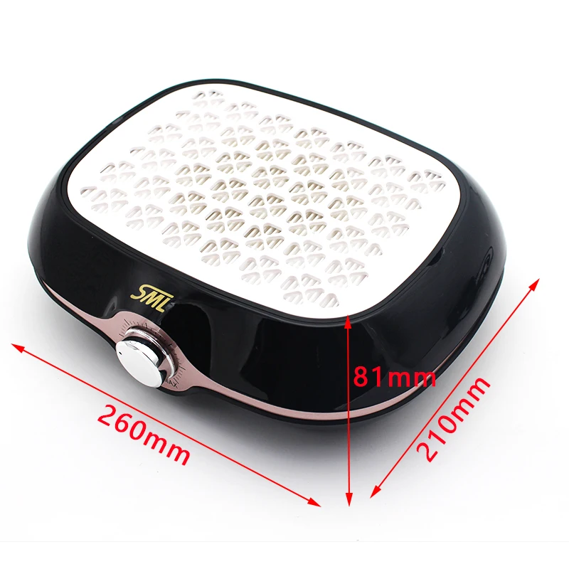 Мощный пылеуловитель для ногтей 4500 об./мин. Регулируемая скорость машинка