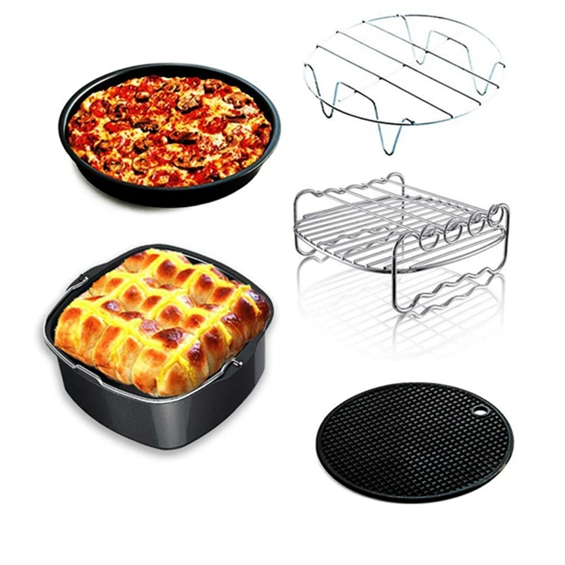 Лидер продаж аксессуары для фритюрницы и подходят всех моделей 3.7QT 5.3QT 5.8QT набор