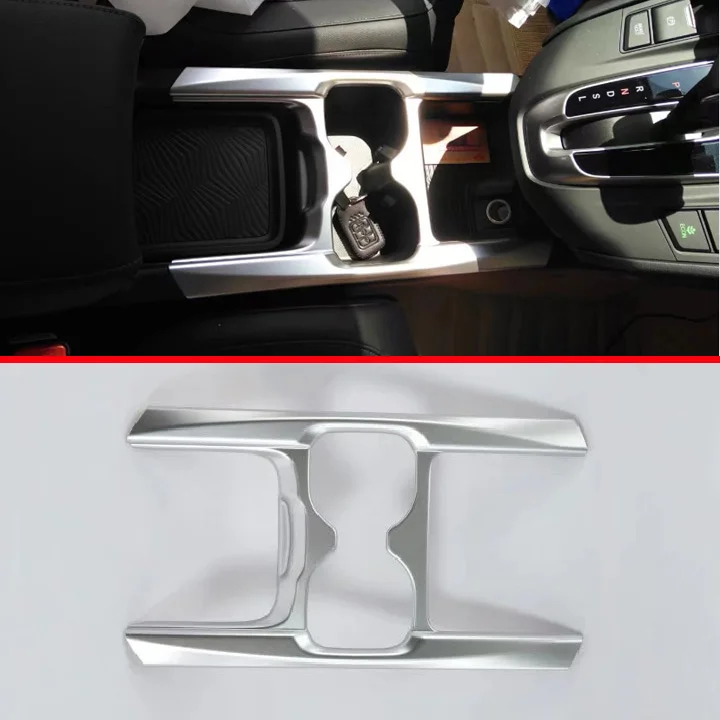 

ABS Pearl Chrome Inside Interior Cup Holder Cover Trim For Honda CR-V CRV 2017 2018