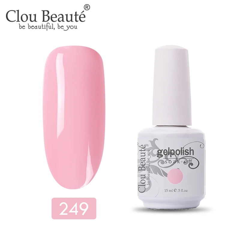 11249 Clou Beaute 47 цветов УФ-гель для ногтей Топ УФ светодиодный гель лак для ногтей Гибридный Полупостоянный Гель-лак для ногтей - Цвет: 11249
