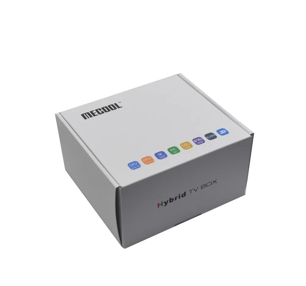 Amlogic S905D четырехъядерный Android 7,1 Mecool KII Pro tv Box 2G ram 16G rom 2,4G/5G Флешка-приставка медиаплеер DVB S2/S