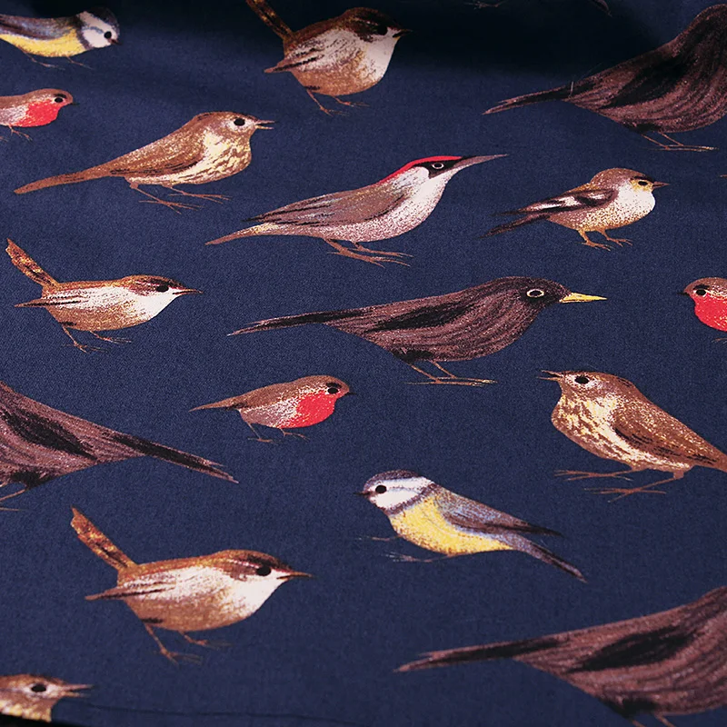 Женское винтажное платье рубашка с отложным воротником рукавом 3/4 и принтом