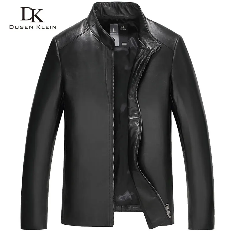 Мужские пальто из овечьей кожи дусень Кляйн 2017 деловой стиль дизайнерская осень