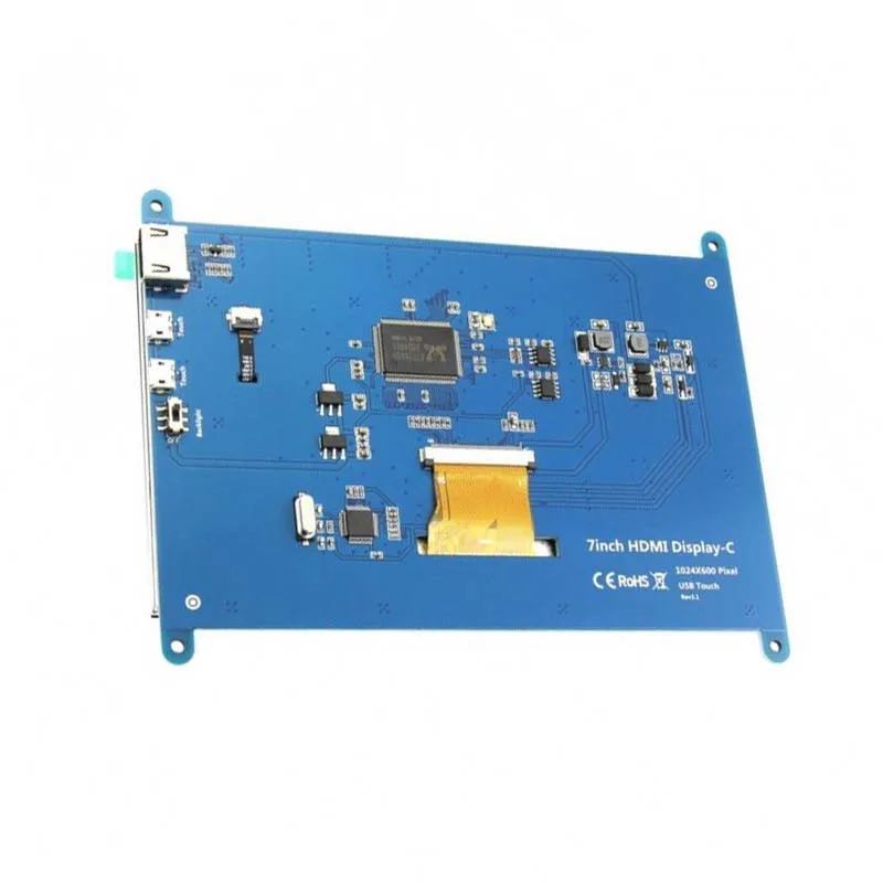 800X480 7 дюймов 1024x600 HDMI 800*480 емкостный сенсорный экран ips ЖК-дисплей модуль 5 точки Сенсорный экран Поддержка Raspberry pi ЖК-дисплей Дисплей - Цвет: 800X480