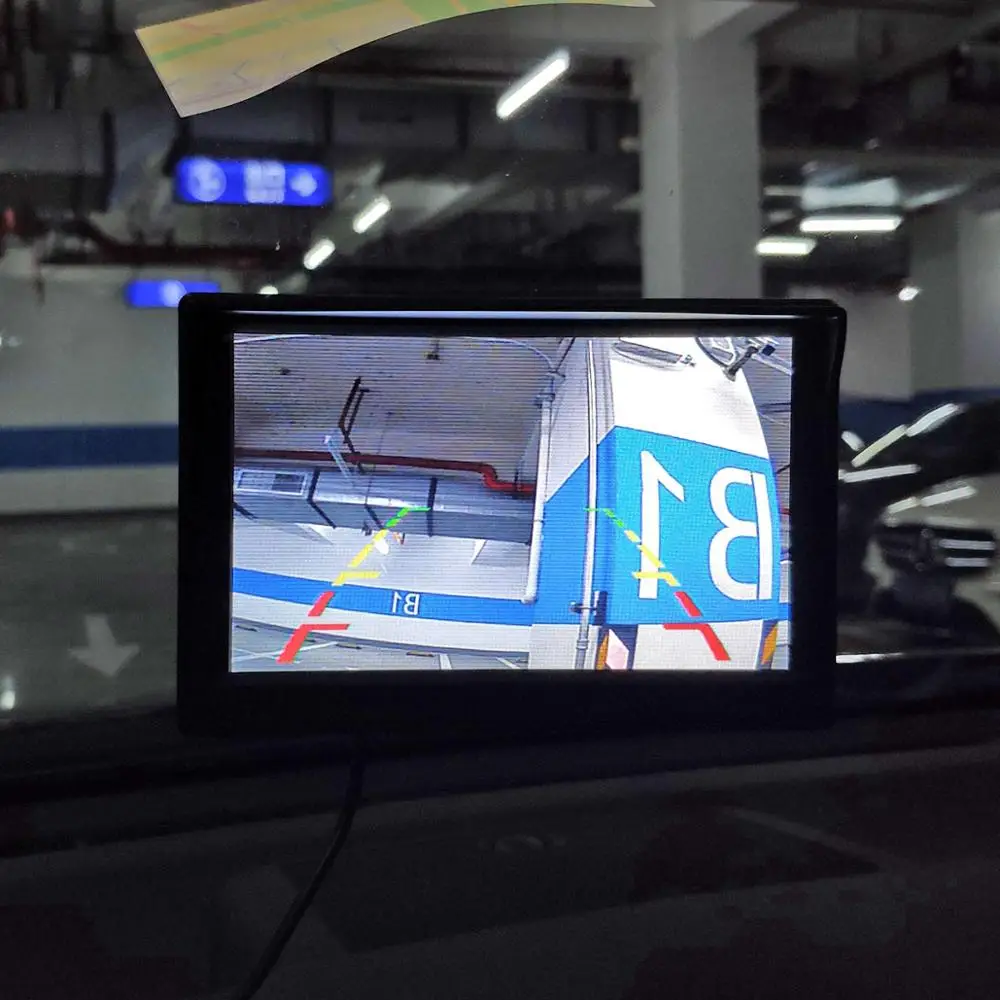 5 дюймовый автомобильный монитор DIYKIT TFT LCD &quotHD цифровой экран 16:9 800*480 2 сторонний