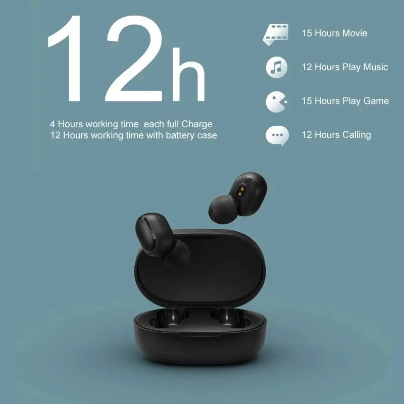 Беспроводные наушники Xiaomi Redmi Airdots голосовое управление Bluetooth 5 0 шумоподавление |