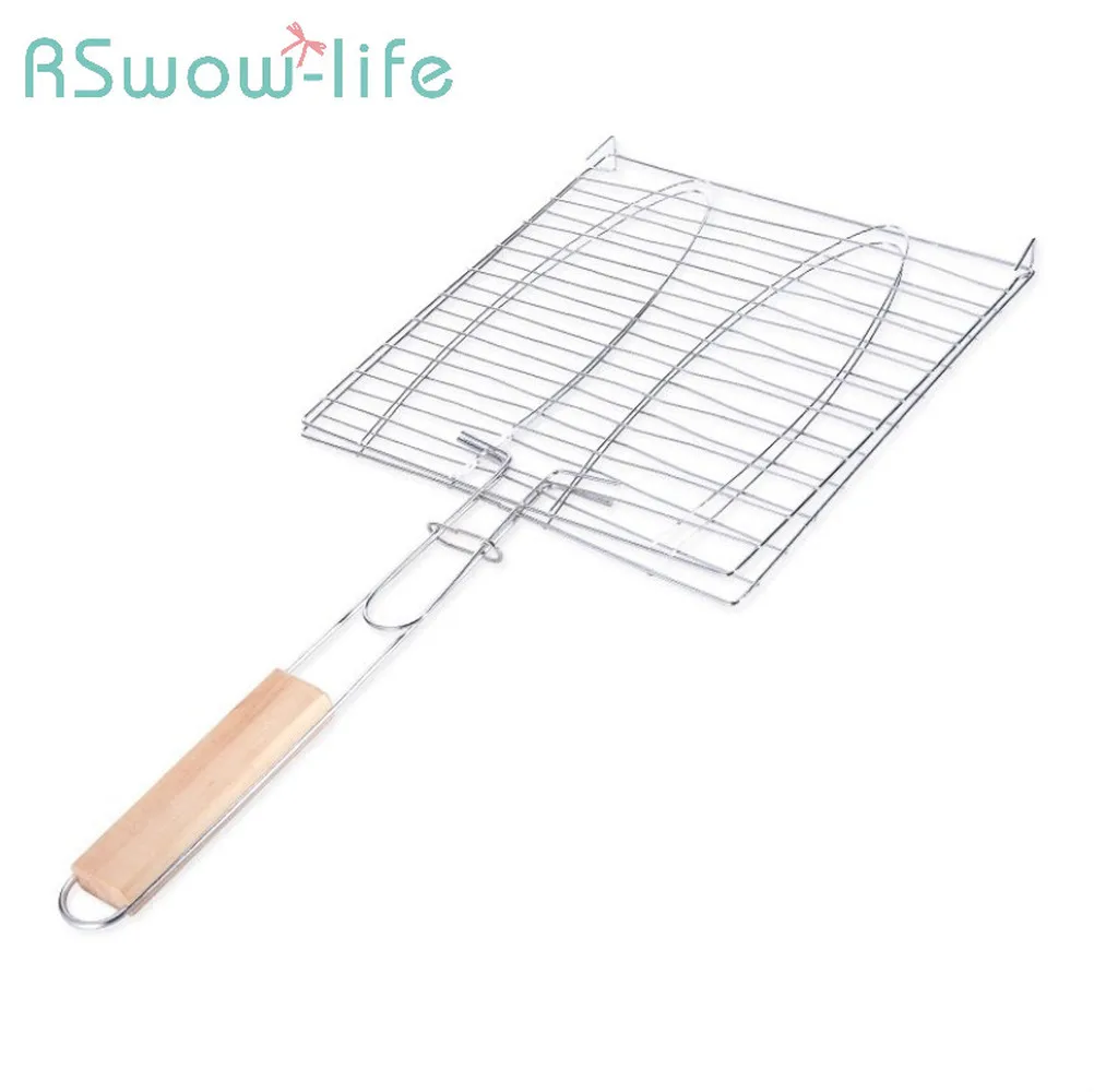 

Barbecue Tool BBQ Barbecue Net Folder Grilled Fish Barbecue Clip Grilling BBQ Tools For Rotisserie Kitchen Supplies