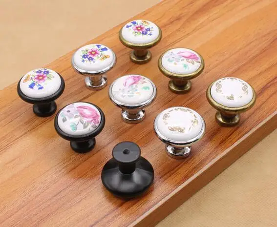 Новое поступление винтажные дверные ручки из Керамического Сплава белая бронза