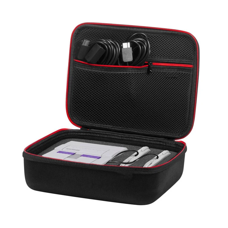 Чехол для игры сумка Nintendo Switch Case SNES Super NES Classic Mini подходит 2 контроллеров зарядное