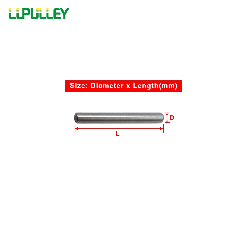 Цилиндрические штифты LUPULLEY Диаметр стального штифта 50 шт./лот 2 8 мм/3 5 65 7 75 мм