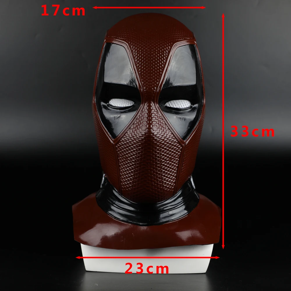 Новая маска Moive Deadpool 2 дышащая ПВХ маска на все лицо Хэллоуин косплей реквизит капот шлем в продаже