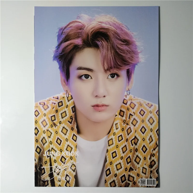 8*(42x29 см) Новые Bangtan Boys Jung Kook плакаты настенные наклейки подарок
