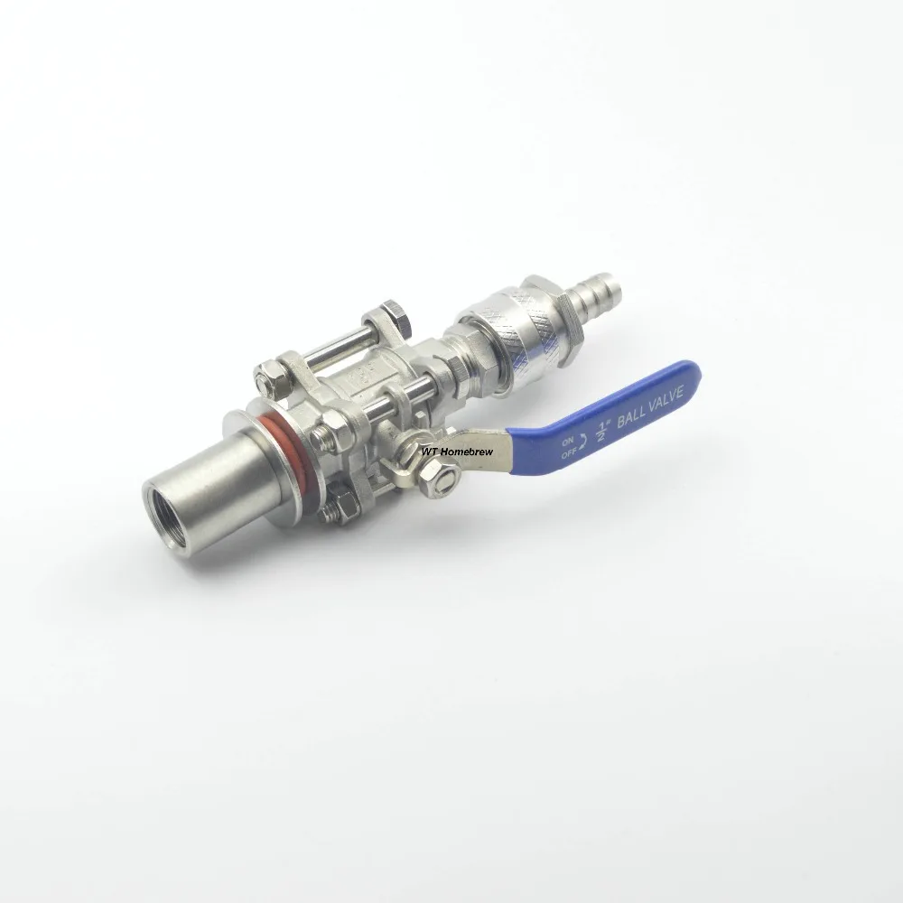 Набор бесшовных быстроразъемных клапанов для чайника 3 шаровых клапана 1/2 дюйма |