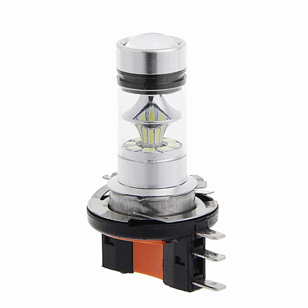 1 шт. H15 100 Вт 2323 SMD светодиодная Автомобильная противотуманная фара для вождения DRL