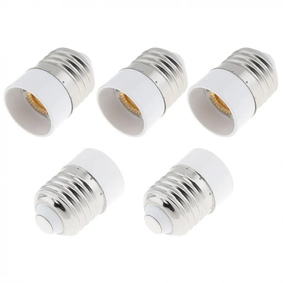 5pcs/lot E14 to LED Bulb Base Adapter Universal Light Converter Lamp Socket Holder with Wear Resistant Copper Ring | Лампы и освещение