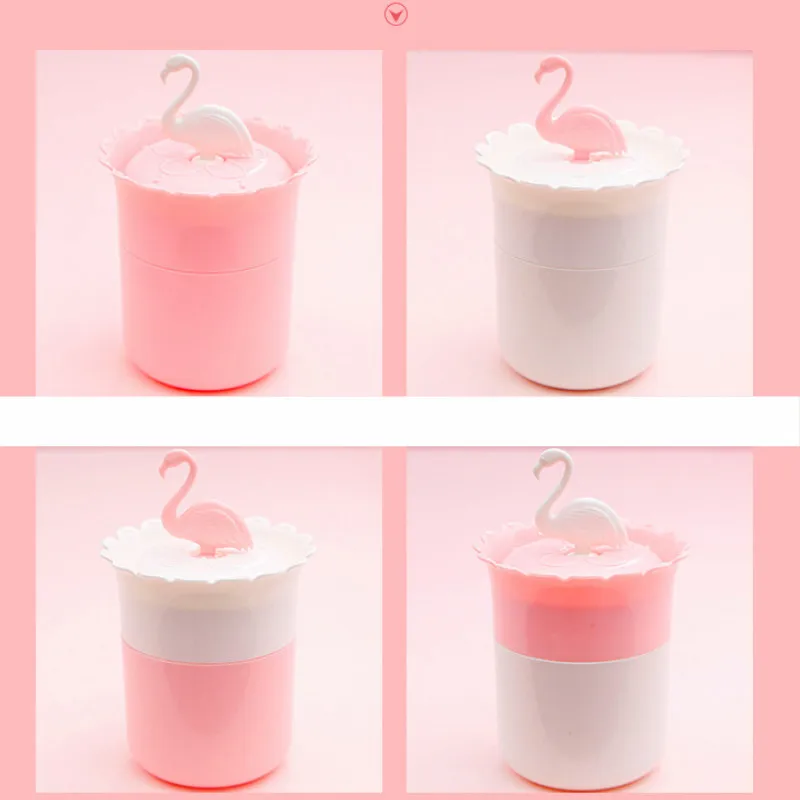 Креативная коробка для ватных палочек с фламинго пыленепроницаемый хлопковый