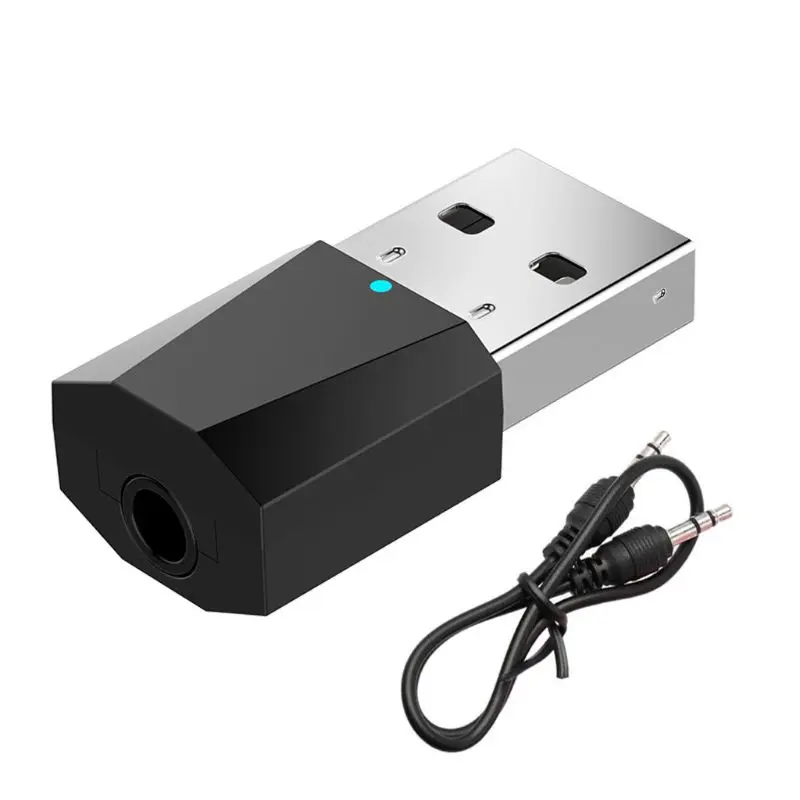 3 5 мм USB беспроводной Bluetooth аудио стерео приемник для автомобиля AUX Динамик